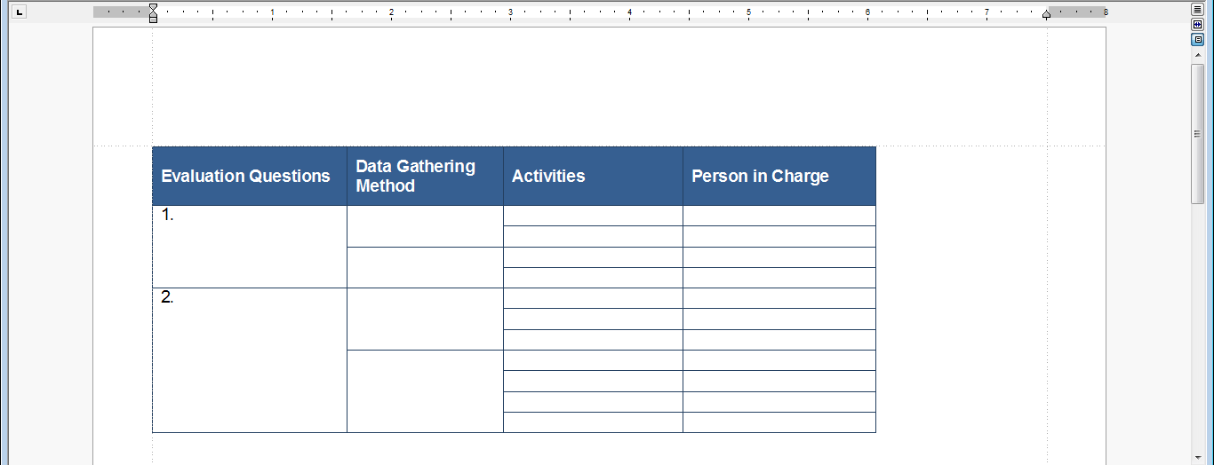 Source table