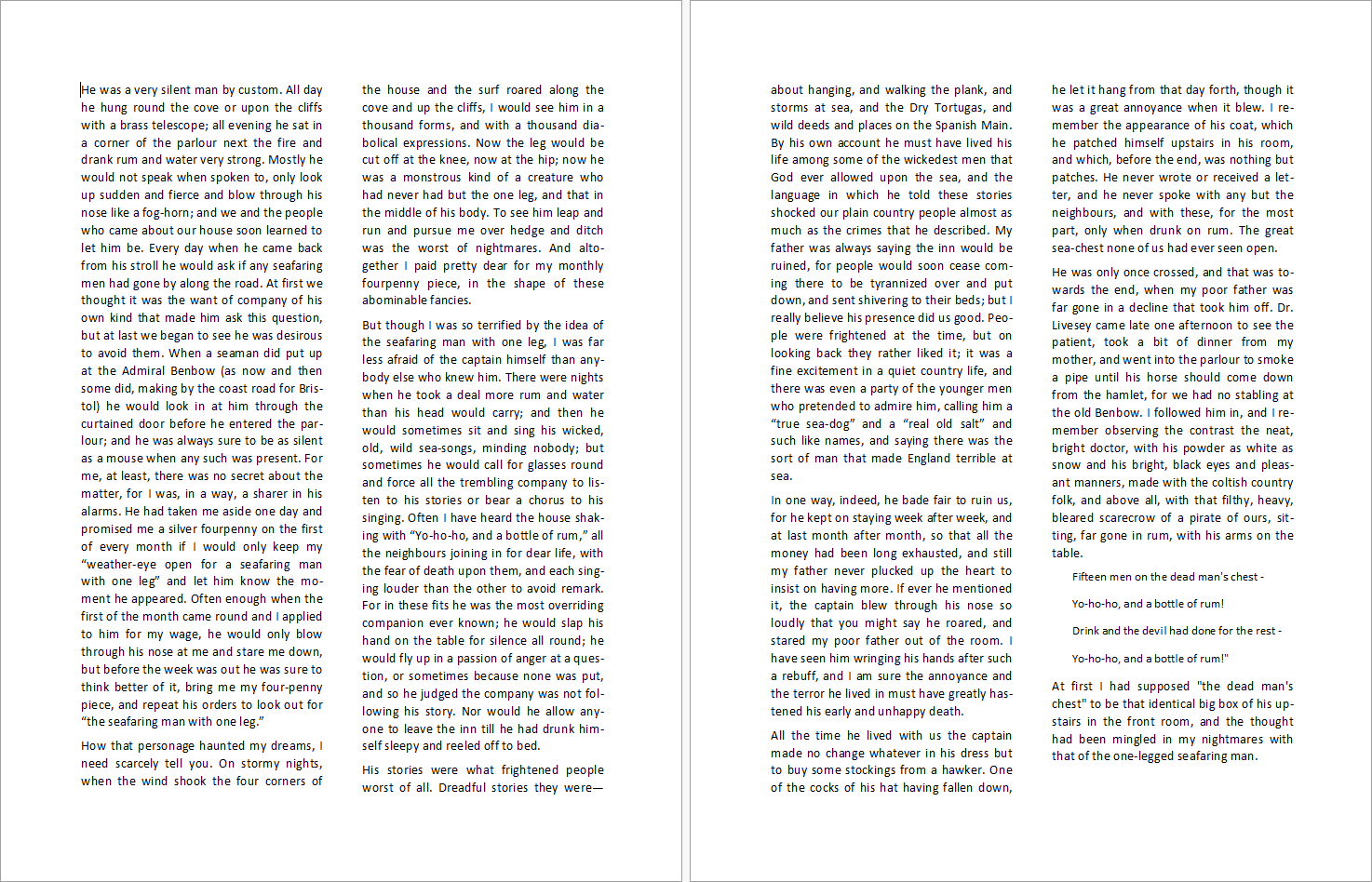Two-column document