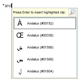 Replace clip names As-You-Type