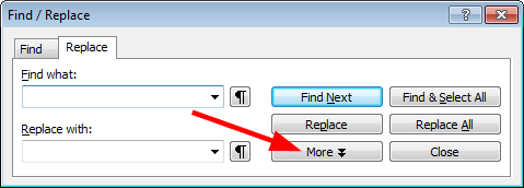 The 'More' button