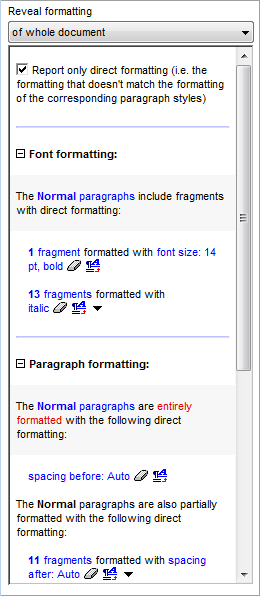 Direct formatting