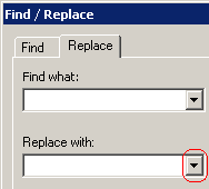 Replace with