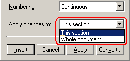 Apply changes to