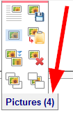 Picture count in the toolbar
