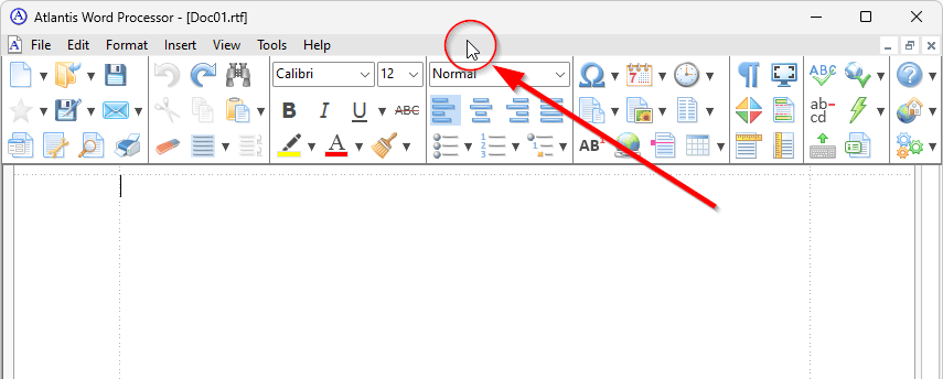 Toolbar autohide