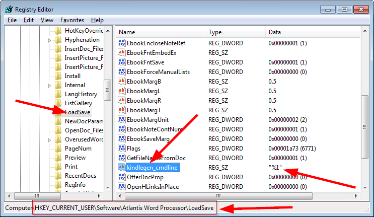 Modifying a Registry value