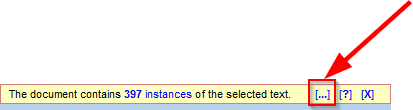 The 'Options' link