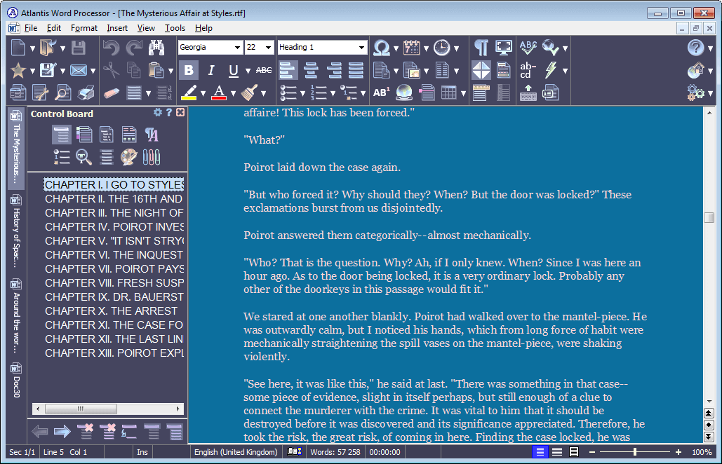 dark blue GUI