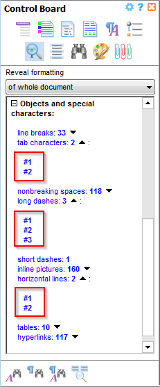 Viewing individual instances of objects